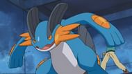 Swampert possesses one sole weakness and very well-balanced stats (Image via The Pokemon Company)